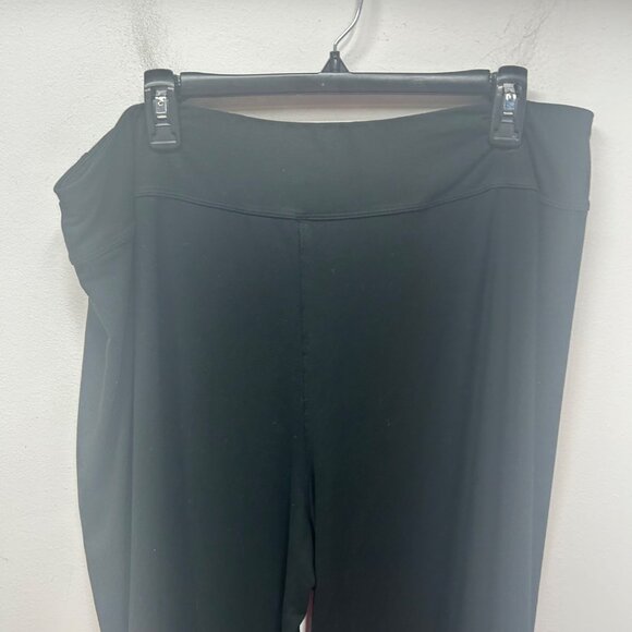 J. Jill Wearever Slim Leg Black Knit pull on comfort Pants XL - Picture 9 of 12